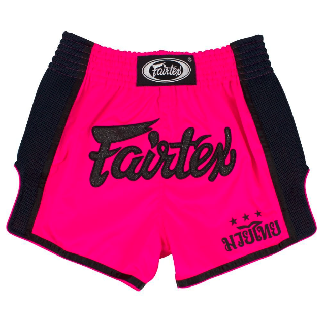 Lips Pink And Red Print Pattern Muay Thai Boxing Shorts